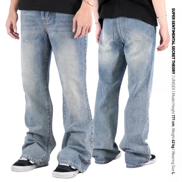 Mason Flare Denim Bootcut Washed Indigo
