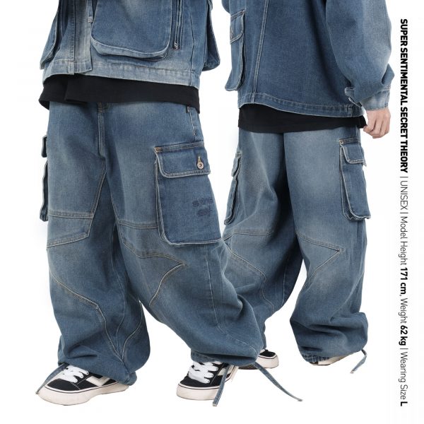 SSSVG Super Sentimental Secret Savage The Washed Indigo Astral Ranger Pants