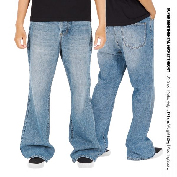 Mason Flare Denim Bootcut Washed Indigo