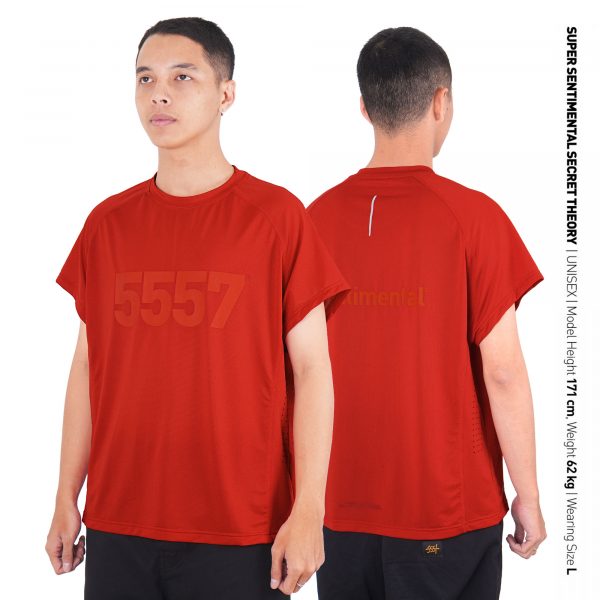 5557 Exert Boxy Tanktop Red