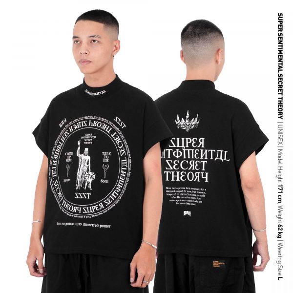 SSST By Bravyson Vconk Throne High Collar Boxy Tanktop