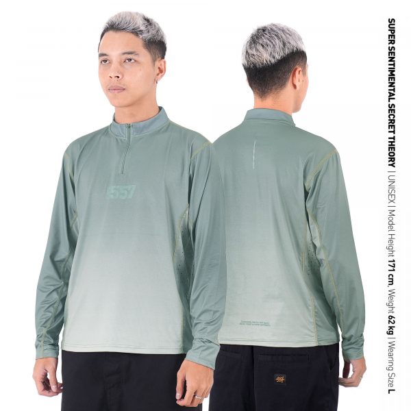 5557 Fathom Shades Olive Longsleeve Jersey
