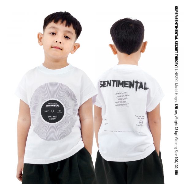 MINI SSST By Bravyson Vconk Noise Boxy Tanktop White Kids Version (Pre Order 30 Days)