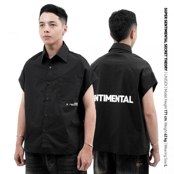 Basic Boxy Shortsleeve Shirt Black