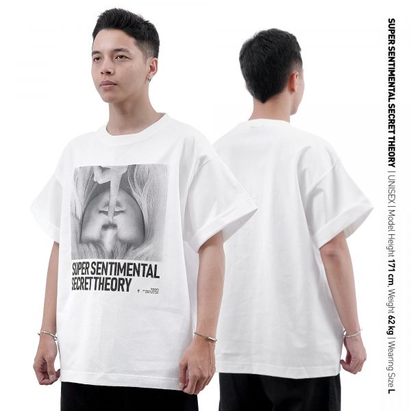Tuned Tshirt Boxy Rolltop Heavyweight White