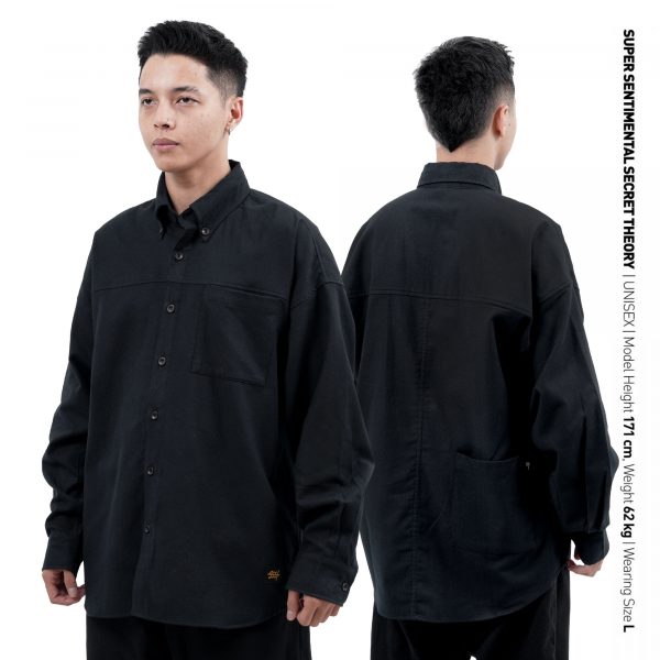 Hustler Flannel Shirt Black