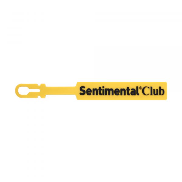 Sentimental Club Rubber Tag
