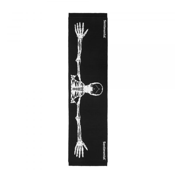 Sentimental Skull Knitted Scarf