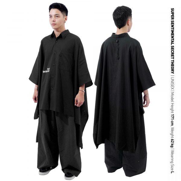 Cascade Wide Shirt Black