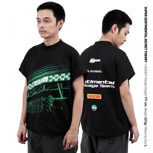 SSST x Package Collective Boxy Tanktop High Collar Black